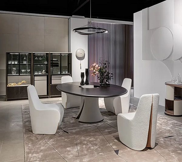 Pendelleuchte aus Walnussholz mit LED GIORGETTI Dunes GA408G Fabrik GIORGETTI aus Italien. Foto №3