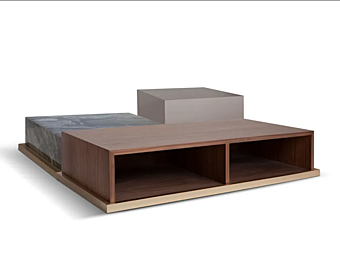 Holztisch für Kaffee Brick CORTEZARI