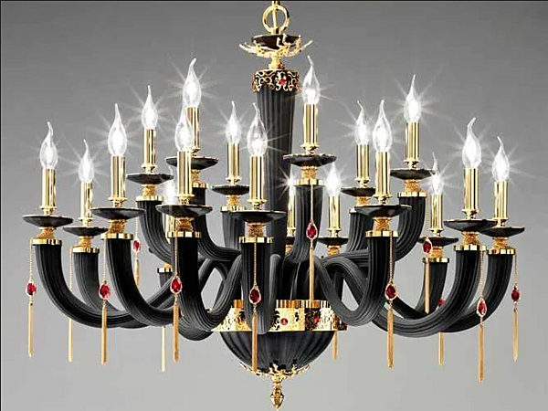 Kristallleuchter mit Swarovski-Kristallen Julienne L12 6 Euroluce Lampadari Fabrik EUROLUCE LAMPADARi aus Italien. Foto №1