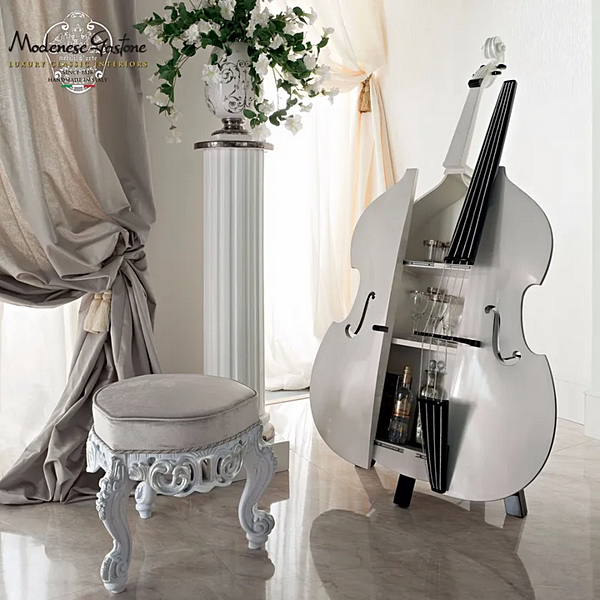 Holz Bar Cabinet im klassischen Stil Modenese Luxury Interiors 13614 Fabrik MODENESE GASTONE aus Italien. Foto №2