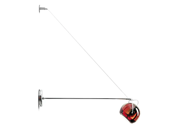 Verstellbare Wandlampe aus Metall Fabbian Beluga Farbe Fabrik Fabbian aus Italien. Foto №2