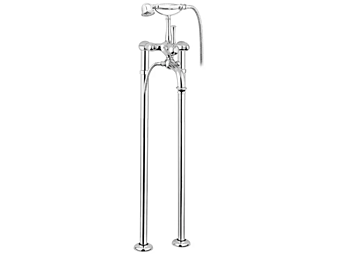 Standbadewannen-Set aus Stahl mit Handbrause Aston 2-Loch Gaia Mobili Standbadewannen-Set aus Stahl mit Handbrause Aston 2-Loch Gaia Mobili Fabrik GAIA aus Italien