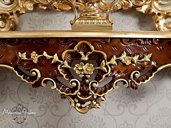 Rechteckiger Holzkonsolentisch Modenese Luxury Interiors 13641 Fabrik MODENESE GASTONE aus Italien. Foto №3