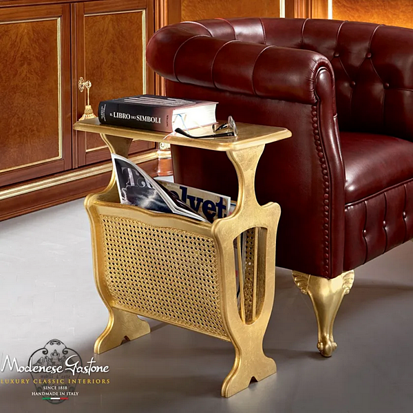 Zeitschriftenständer aus Holz Modenese Luxury Interiors 13633 Fabrik MODENESE GASTONE aus Italien. Foto №2