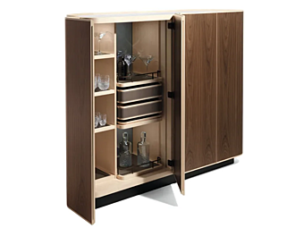 Bar-Schrank mit integrierter Beleuchtung aus Holz GIORGETTI MOORE 73003, 73004, 73023, 73026 Bar-Schrank mit integrierter Beleuchtung aus Holz GIORGETTI MOORE 73003, 73004, 73023, 73026 Fabrik GIORGETTI aus Italien