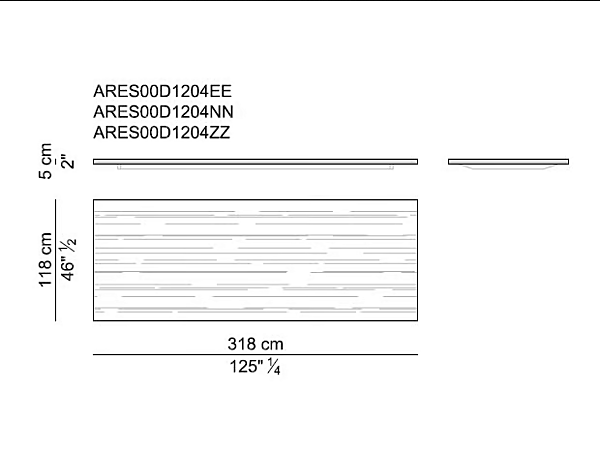 Rechteckiger Besprechungstisch aus melaminbeschichtetem Spanplatten mit Lederoberfläche i 4 Mariani Ares Fabrik i 4 Mariani aus Italien. Foto №3