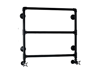 Vertikaler Wandhandtuchwärmer aus Messing Gaia Mobili Tubo Fabrik GAIA aus Italien