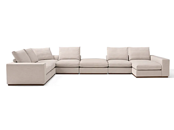 Ecksofa aus Stoff mit weicher Rückenlehne AMURA Murray Ecksofa aus Stoff mit weicher Rückenlehne AMURA Murray Fabrik AMURA aus Italien