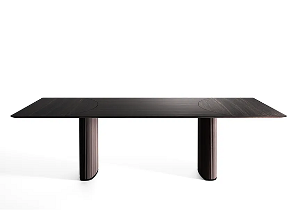 Rechteckiger Tisch aus Glas Gallotti&Radice Shiro Fabrik Gallotti & Radice aus Italien. Foto №1