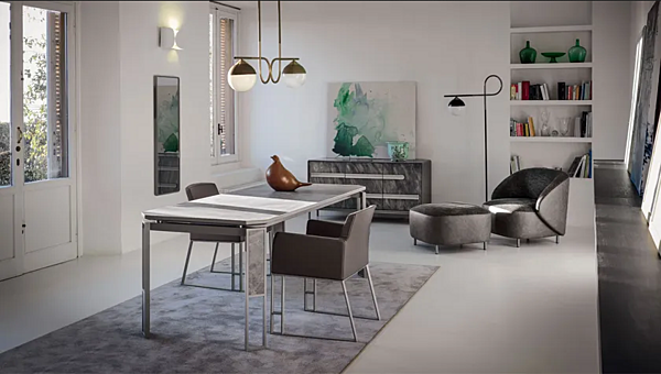 MDF Sideboard mit Türen CORTEZARI Perseo 852 Fabrik CORTE ZARI aus Italien. Foto №4