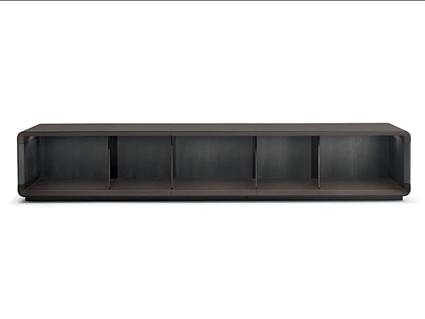 Niedriger Holzfernsehschrank mit Schubladen I 4 Mariani HERMAN Fabrik i 4 Mariani aus Italien. Foto №1