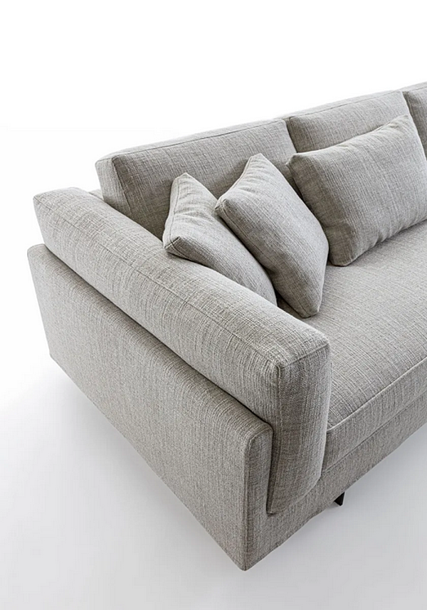 Ecksofa aus Stoff mit abnehmbarem Bezug Davis Frigerio Fabrik Frigerio aus Italien. Foto №9