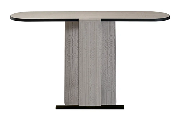 Ovaler Konsolentisch aus Holzfurnier Elefant CASAMILANO Fabrik CASAMILANO aus Italien. Foto №4