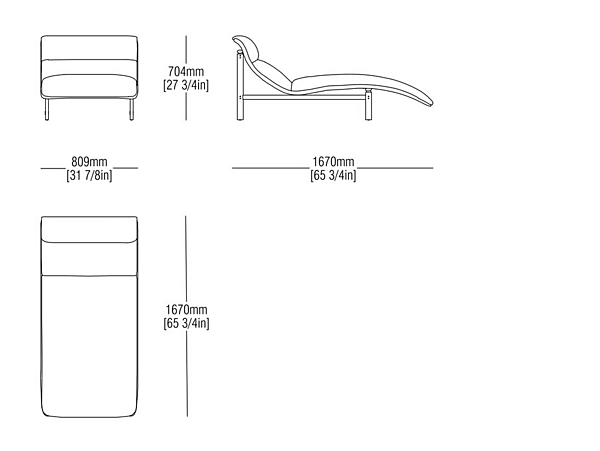 Polsterliege Baltimora aus Stoff MisuraEmme Fabrik MisuraEmme aus Italien. Foto №4
