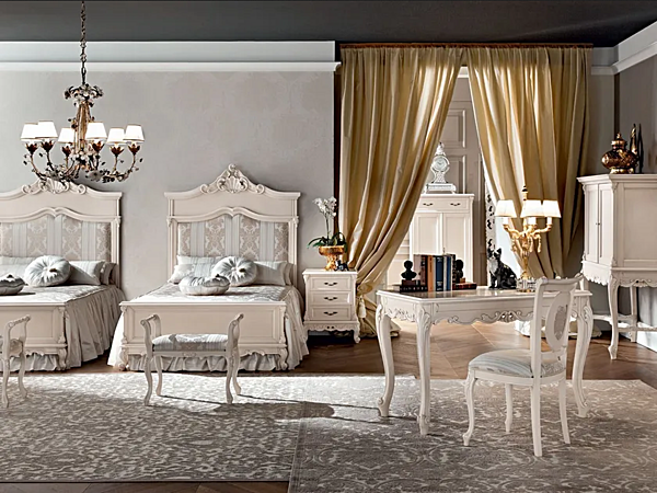 Sekretärenschreibtisch aus Massivholz Modenese Luxury Interiors 12305 Fabrik MODENESE GASTONE aus Italien. Foto №3