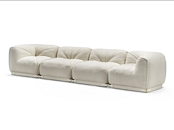 Modularer 4-Sitzer Stoffsofa Leisure GHIDINI1961 LB209XX104