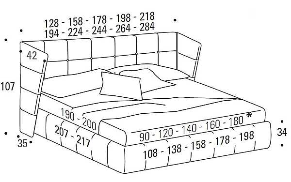 Bett Felis "BEDSTORIES" Gaber 010 Fabrik FELIS aus Italien. Foto №7