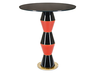 Runder Beistelltisch Palm aus Holz MARIONI 02988G Fabrik MARIONI aus Italien