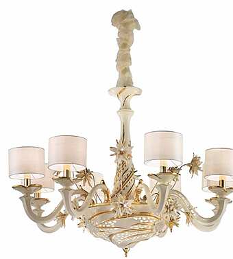 Kronleuchter LORENZON (F. LLI LORENZON) LL.12/AVOP/F/5PA/8F Fabrik LORENZON (F.LLI LORENZON) aus Italien