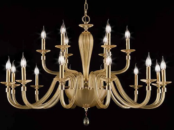 Kristalllüster mit Swarovski-Kristallen Euroluce Lampadari Sheen L12 6 Fabrik EUROLUCE LAMPADARi aus Italien. Foto №1