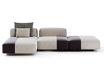 Modularer Polstersofa aus Stoff Paolo Castelli Fenpei Fabrik Paolo Castelli aus Italien