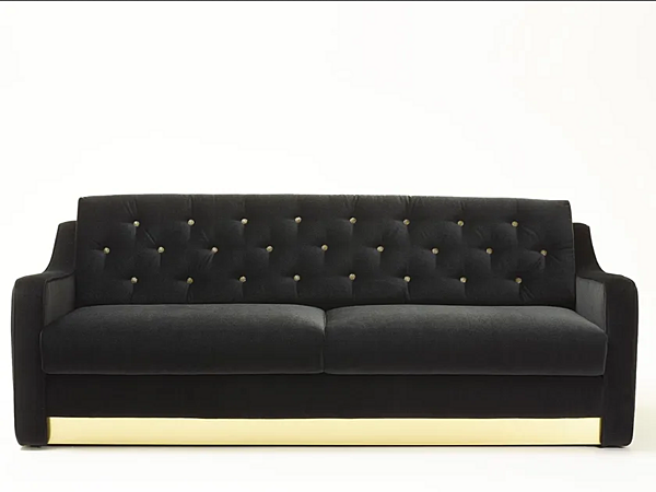 Dreisitzer Sofa mit gepolsterter Rückenlehne aus Stoff MARIONI VICTOR I0211 Fabrik MARIONI aus Italien. Foto №1