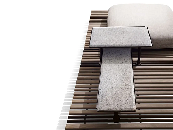 Eckmodulares Gartensofa mit gepolsterter Rückenlehne GIORGETTI APSARA Fabrik GIORGETTI aus Italien. Foto №3