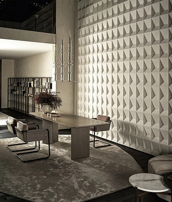 Rechteckiger Tisch aus Holz und Glas Gallotti&Radice Dolm Plus Fabrik Gallotti & Radice aus Italien. Foto №3