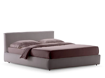 Doppelbett mit gepolsterter Rückenlehne Flou Merkurio
