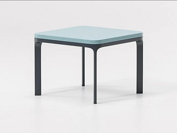 Quadratischer niedriger Gartenside Tisch aus Aluminium KETTAL Park Life Fabrik KETTAL aus Italien. Foto №2