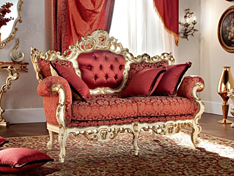 Zweisitzer Sofas aus Stoff Modenese Luxury Interiors 12409 Zweisitzer Sofas aus Stoff Modenese Luxury Interiors 12409 Fabrik MODENESE GASTONE aus Italien