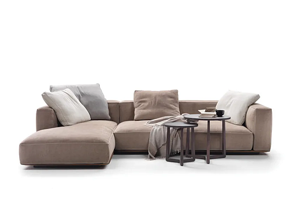 Ecksofa mit Stoffbezug und Chaiselongue FLEXFORM Grandemare Fabrik FLEXFORM aus Italien. Foto №2