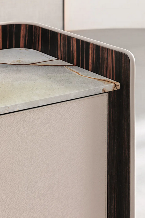Sideboard mit Türen aus Holz Gentleman Flou Fabrik Flou aus Italien. Foto №5