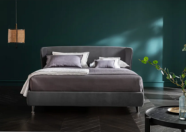 Doppelbett mit gepolsterter Rückwand aus Stoff Altrenotti Margarita Fabrik Altrenotti aus Italien. Foto №3
