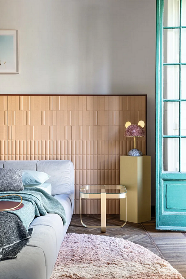 Polsterbett mit Stauraum Pixel Box groß Saba Fabrik SABA aus Italien. Foto №5