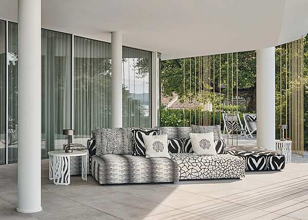 Couch ROBERTO CAVALLI DAHLAK Fabrik ROBERTO CAVALLI aus Italien. Foto №3