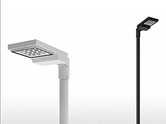 LED Aluminium Straßenlampe Artemide Cefiso