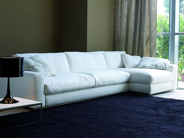 Ecksofa aus Stoff oder Leder 810 Fly VIBIEFFE Fabrik VIBIEFFE aus Italien. Foto №2