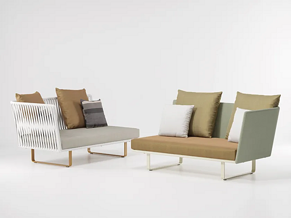 Modularer 2-Sitzer Gartensofa aus Stoff KETTAL Bitta Fabrik KETTAL aus Italien. Foto №1