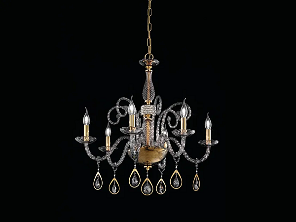 Kristalllüster mit Swarovski-Kristallen Euroluce Lampadari TooChic L6 Fabrik EUROLUCE LAMPADARi aus Italien. Foto №1