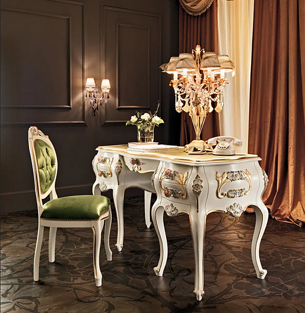 Stoffstuhl mit Armlehnen Modenese Luxury Interiors 11517 Fabrik MODENESE GASTONE aus Italien. Foto №2