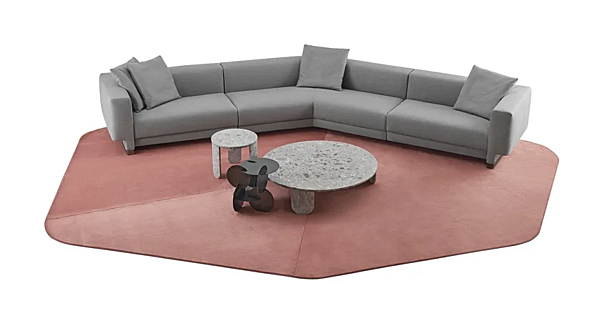 Einfarbiger Teppich aus Wolle Gallotti&Radice Resia Fabrik Gallotti & Radice aus Italien. Foto №4