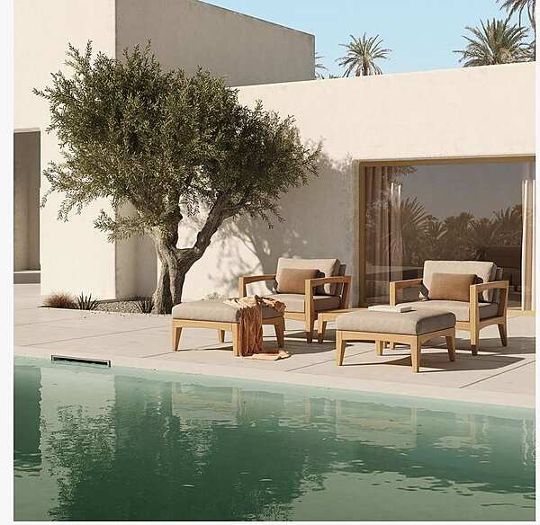 Poof ROYAL BOTANIA ZNTL 75T Fabrik ROYAL BOTANIA aus Italien. Foto №4