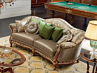 Dreisitzer Sofas mit Stoffbezug Modenese Luxury Interiors 13418 Dreisitzer Sofas mit Stoffbezug Modenese Luxury Interiors 13418 Fabrik MODENESE GASTONE aus Italien