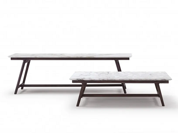 Rechteckiger Couchtisch aus Marmor FLEXFORM Giano Fabrik FLEXFORM aus Italien. Foto №1