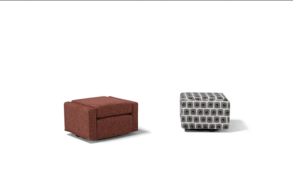 Stoff Pouf Sessel QQ Egoitaliano Fabrik Egoitaliano aus Italien. Foto №4