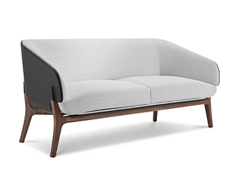 Zweisitzer Sofa aus Stoff und Leder Savile Row i 4 Mariani