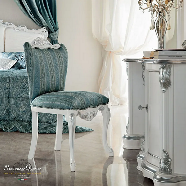 Polsterstuhl 13519 Modenese Luxury Interiors Fabrik MODENESE GASTONE aus Italien. Foto №2