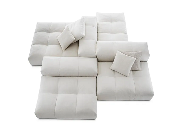 Ecksofa aus Stoff mit abnehmbarem Bezug Pixel Saba Fabrik SABA aus Italien. Foto №2