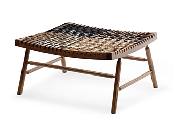 Fußhocker aus massivem Holz Sitar Saba